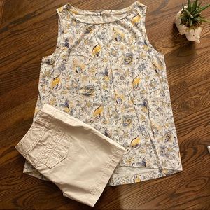 👑 4 for $25 👑 Pattern loft tank EUC